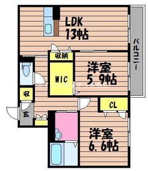 シエルクレール　B棟の物件間取画像